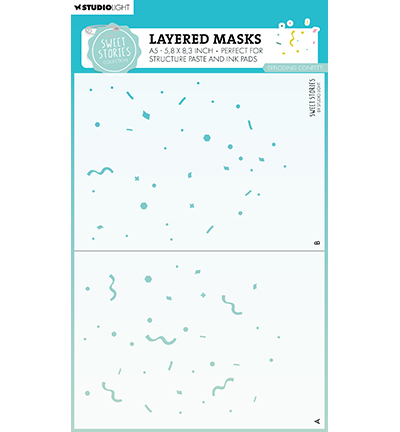SL-SS-MASK273 - StudioLight - Exploding confetti Sweet Stories nr.273 - 