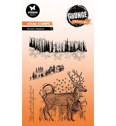 SL-GR-STAMP681 - StudioLight - Forest wonders Grunge Collection nr.681 - Noël, hiver