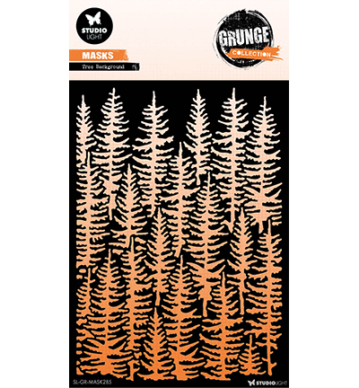 SL-GR-MASK285 - StudioLight - Tree background Grunge Collection nr.285 - Noël, hiver