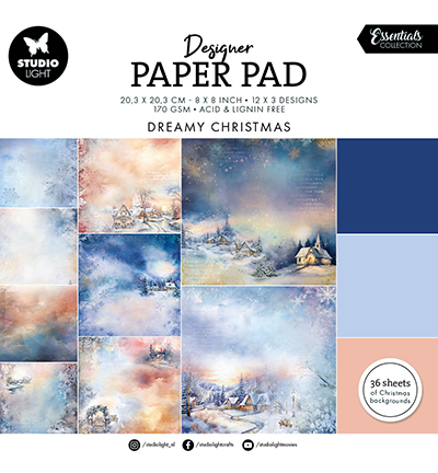 SL-ES-DPP198 - StudioLight - Paper Pad Dreamy Christmas Essentials nr.198 - Paper Pad Blocks SL-ES-DPP198 - StudioLight - Paper Pad Dreamy Christmas Essentials nr.198 - Paper Pad Blocks