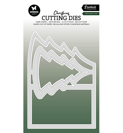 SL-ES-CD255 - StudioLight - Tree folding card Essentials nr.255 - Matrices Essentials