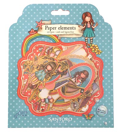 GOR-ES-PE11 - Gorjuss - Paper Elements Cut out embellishments Gorjuss Essentials nr.11 - 