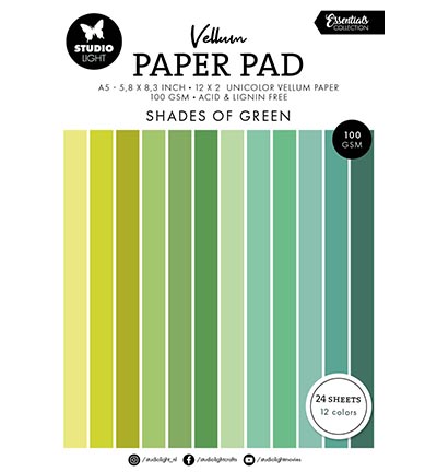 SL-ES-VPP193 - StudioLight - Vellum Paper Pad Unicolor paper Essentials nr.193 - 