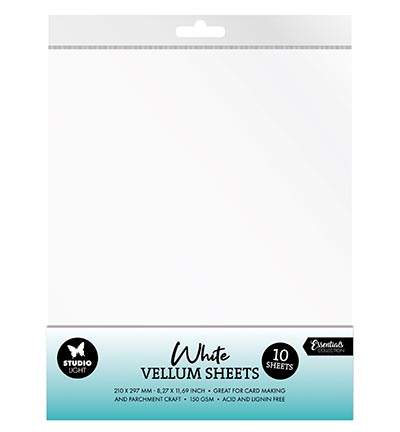 SL-CO-VES04 - StudioLight - Vellum Sheets 150grs. White Essentials nr.04 - Vellum