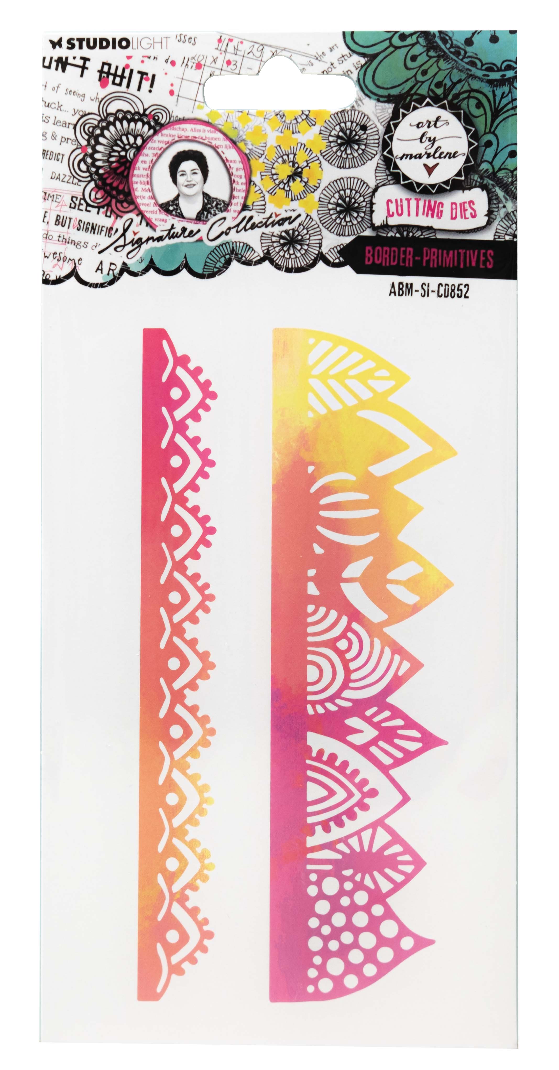 ABM-SI-CD852 - Art by Marlene - Border-primitives Signature Collection nr.852 - Cadre / border