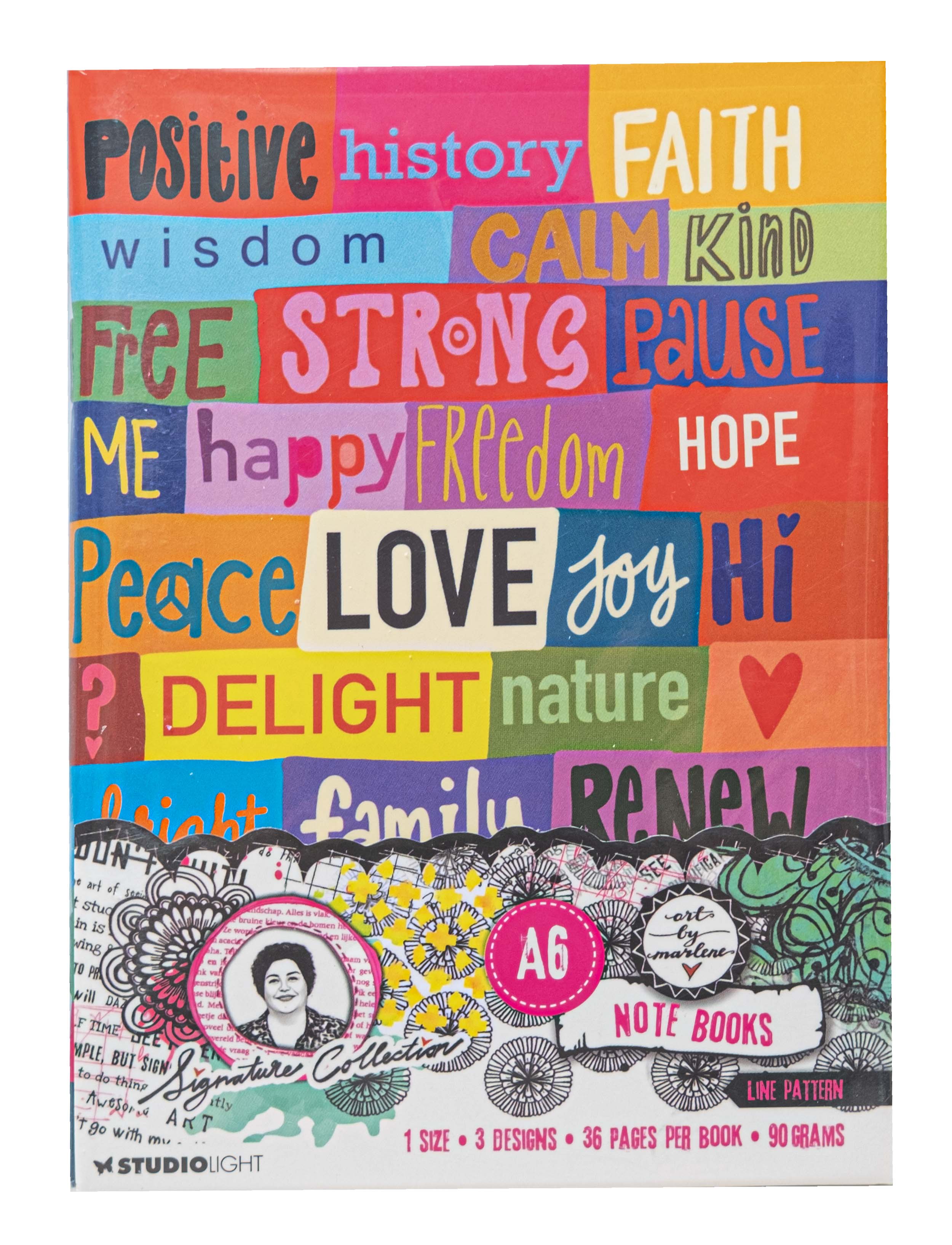 ABM-SI-NOTE03 - Art by Marlene - Note books 3 in a pack Signature Collection nr.03 - Note Books