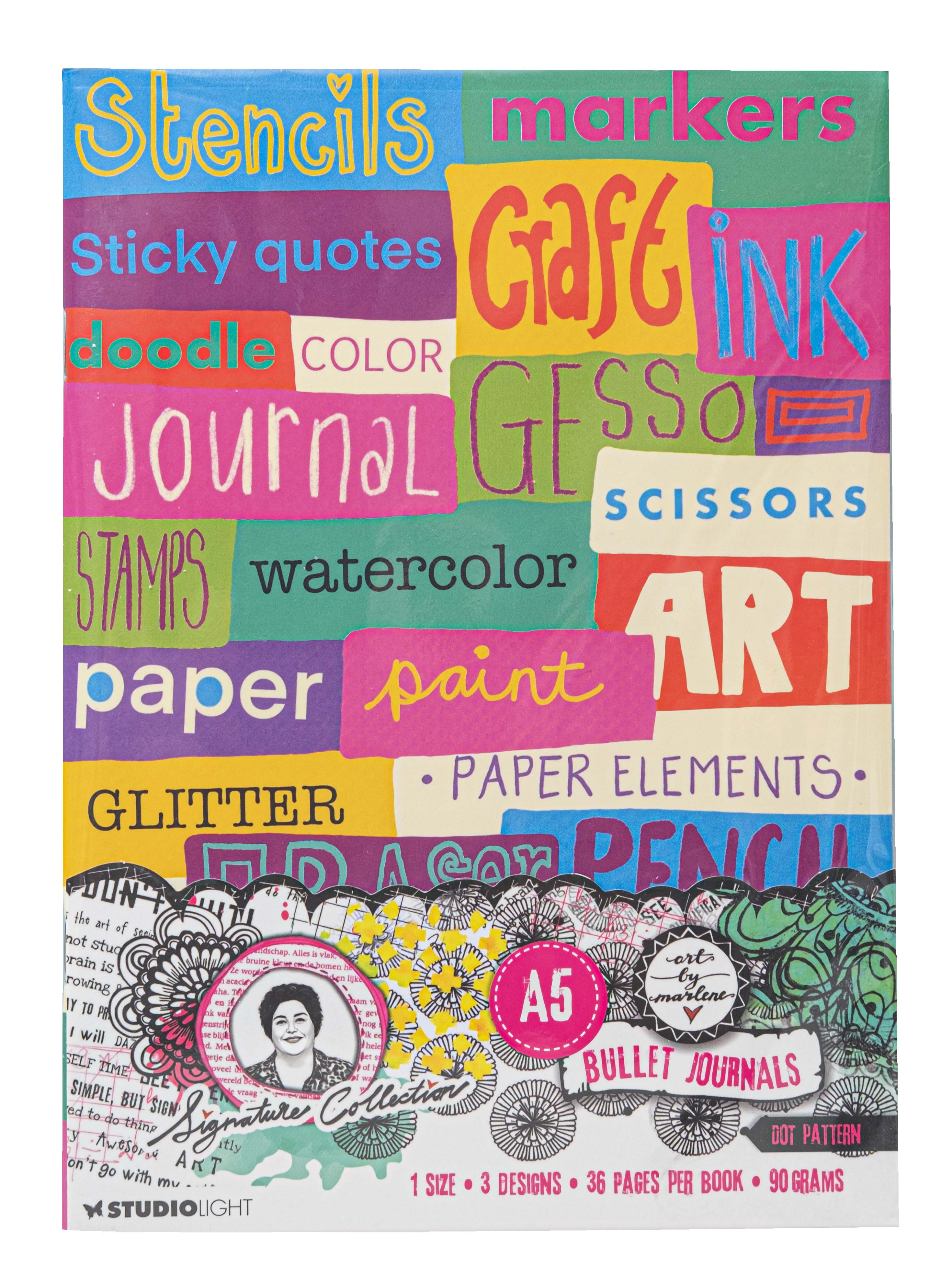ABM-SI-NOTE04 - Art by Marlene - Bullet Journals 3 in a pack Signature Collection nr.04 - Note Books