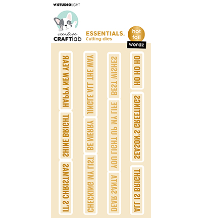 CCL-ES-HFCD12 - CraftLab - Wordz Essentials nr.12 - Hot Foil Die