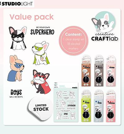 CCL-ES-PACK02 - CraftLab - Twin Tip Markers Essentials nr.2 - Value pack