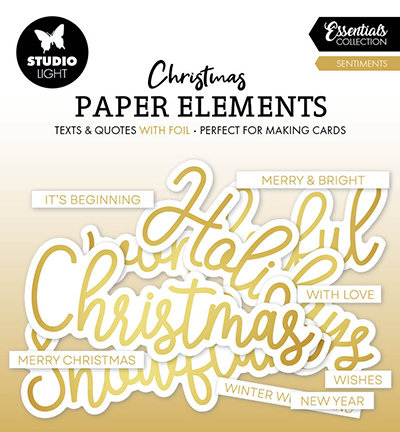 SL-ES-PE13 - StudioLight - Golden Sentiments Essentials nr.13 - Paper Elements