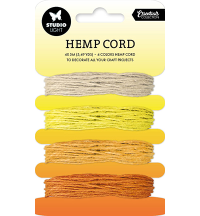 SL-ES-RIB12 - StudioLight - Shades of Yellow Consumables nr.12 - Hemp Cord