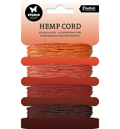 SL-ES-RIB13 - StudioLight - Shades of Orange Consumables nr.13 - Hemp Cord