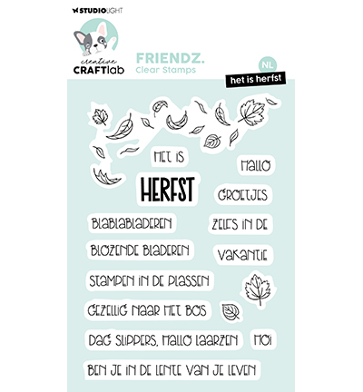 CCL-FR-STAMP727 - CraftLab - Het is Herfst Friendz nr.727 - Textes