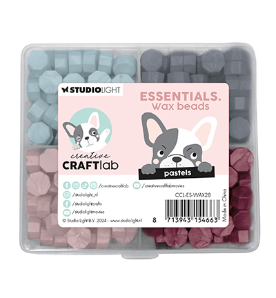CCL-ES-WAX28 - CraftLab - Wax Beads Pastels Essentials nr.28 - Wax Beads