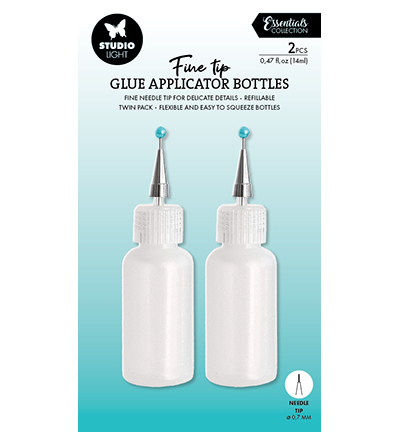 SL-TO-GAB01 - StudioLight - Glue Application Bottles Ultra fine tip 14ML Tools, Essentials nr.01 - Bottles