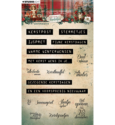 JMA-FN-STAMP754 - Jenine's - Winterwensen Festive Nostalgia nr.754 - Textes