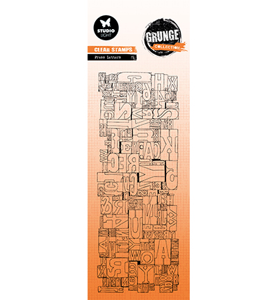 SL-GR-STAMP733 - StudioLight - Press Letters Grunge Collection nr.733 - Textes