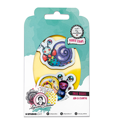 ABM-SI-STAMP748 - Art by Marlene - Snail buddies Signature Collection nr.748 - Animaux