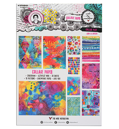 ABM-SI-DPP244 - Art by Marlene - Collage play Signature Collection nr.244 - Collage Paper