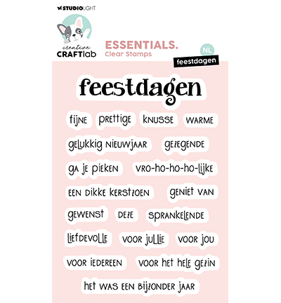 CCL-ES-STAMP755 - CraftLab - Feestdagen Essentials nr.755 - Textes