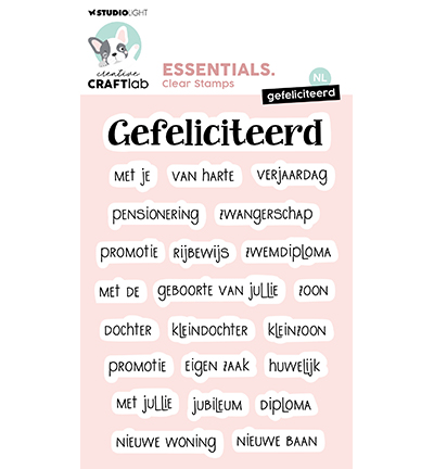 CCL-ES-STAMP756 - CraftLab - Gefeliciteerd Essentials nr.756 - 