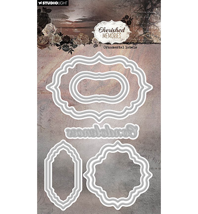 SL-CM-CD944 - StudioLight - Ornamental labels Cherished Memories nr.944 - 