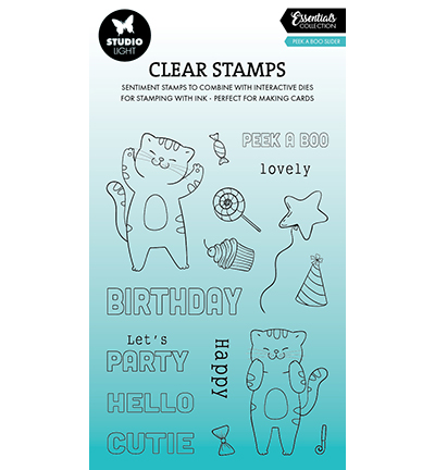 SL-ES-STAMP761 - StudioLight - Peek a boo slider Essentials nr.761 - 