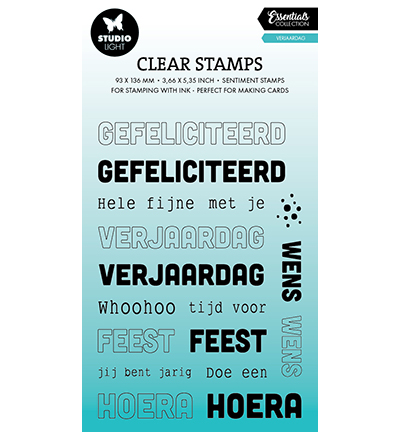 SL-ES-STAMP764 - StudioLight - Verjaardag teksten Essentials nr.764 - Textes