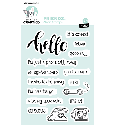CCL-FR-STAMP767 - CraftLab - Hello Friendz nr.767 - 