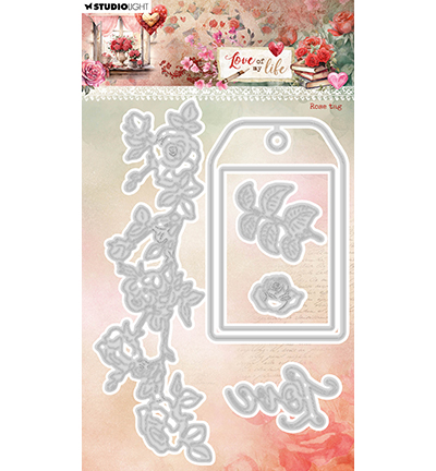 SL-LL-CD951 - StudioLight - Rose tag Love of my life nr.951 - 