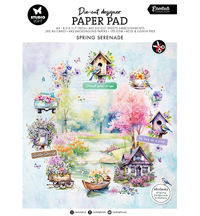 SL-ES-DCPP271 - StudioLight - Paper Pad Spring Serenade Essentials nr.271 - DIY Block SL-ES-DCPP271 - StudioLight - Paper Pad Spring Serenade Essentials nr.271 - DIY Block