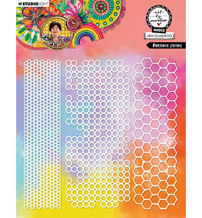 ABM-25-MASK325 - Art by Marlene - Pattern Stripes Art By Marlene nr.325 - 
