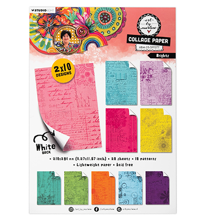 ABM-25-DPP277 - Art by Marlene - Collage Paper Brights Art By Marlene nr.277 - 