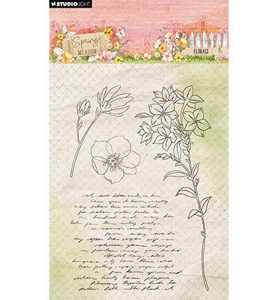 SL-SM-STAMP773 - StudioLight - Florals Spring Meadow nr.773 - 