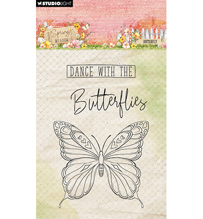SL-SM-STAMP774 - StudioLight - Butterfly Spring Meadow nr.774 - 
