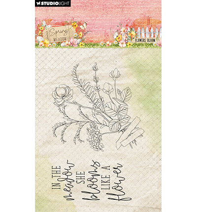 SL-SM-STAMP775 - StudioLight - Flower Bloom Spring Meadow nr.775 - 