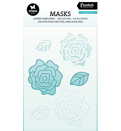 SL-ES-MASK345 - StudioLight - Embroidery, Classic Rose Essentials nr.345 - 