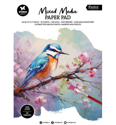 SL-CO-PP281 - StudioLight - Paper Pad Mixed Media Consumables nr.281 - 