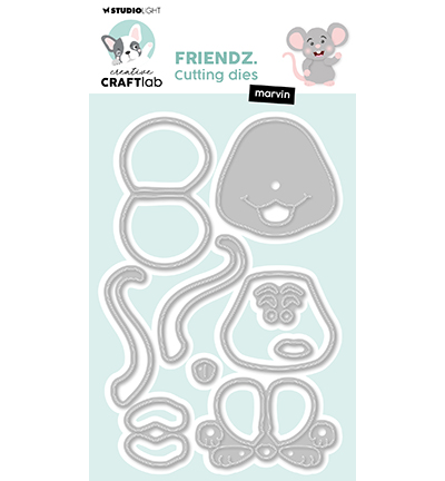 CCL-FR-CD967 - CraftLab - Muis Marvin Friendz nr.967 - Animaux