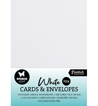 SL-CO-CE01 - StudioLight - Cards & Envelopes White Consumables nr.01 - Cards & Envelopes