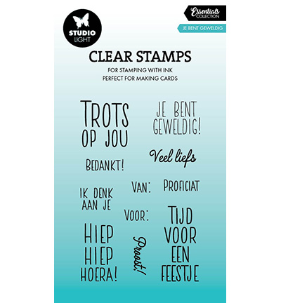 SL-ES-STAMP810 - StudioLight - Je bent geweldig Essentials nr.810 - Textes