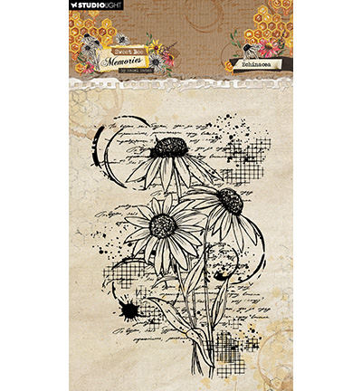 HE-SB-STAMP792 - Hazel Eaton - Echinacea Sweet Bee Memories nr.792 - 