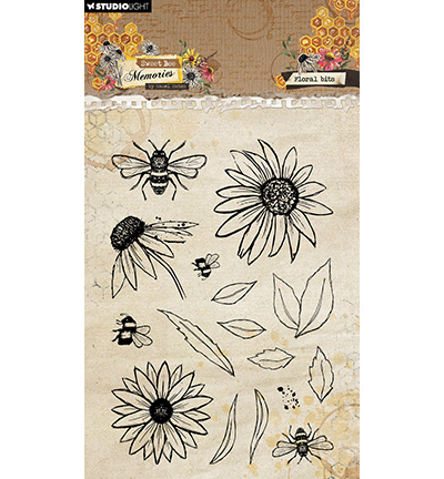 HE-SB-STAMP794 - Hazel Eaton - Floral Bits Sweet Bee Memories nr.794 - 