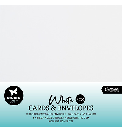 SL-CO-CE09 - StudioLight - Cards & Envelopes White Consumables nr.09 - Cards & Envelopes