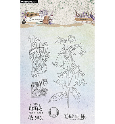 SL-DD-STAMP808 - StudioLight - Blue Bell Diary of Dreams nr.808 - 