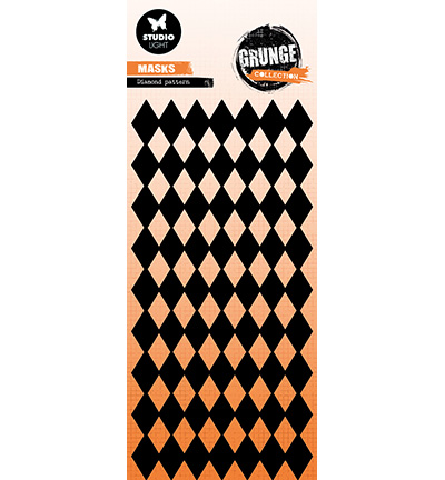 SL-GR-MASK337 - StudioLight - Diamond Pattern Grunge Collection nr.337 - Diamant