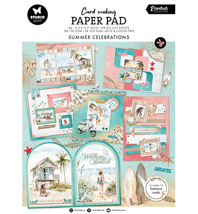 SL-ES-CMP18 - StudioLight - Card Making Pad Summer Celebration Essentials nr.18 - 