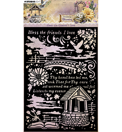 JMA-GB-MASK342 - Jenine's - Bless the friends I love Growing & Blooming nr.342 - Amour