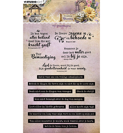 JMA-GB-STAMP838 - Jenine's - Ter bemoediging Growing & Blooming nr.838 - 