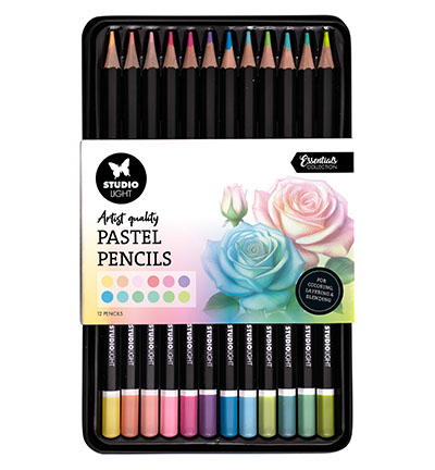 SL-CO-PENC01 - StudioLight - Pencils 12 Colors in pastel shades Essentials nr.01 - StudioLight Pencils